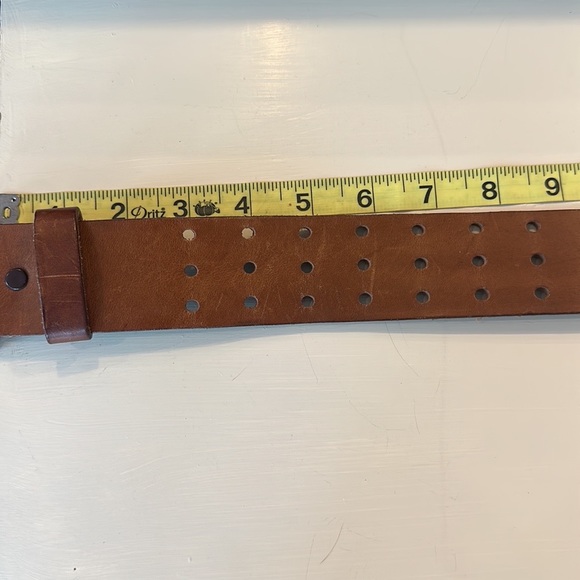 Three Hole Cowhide Belt 30-32” - Picture 2 of 9